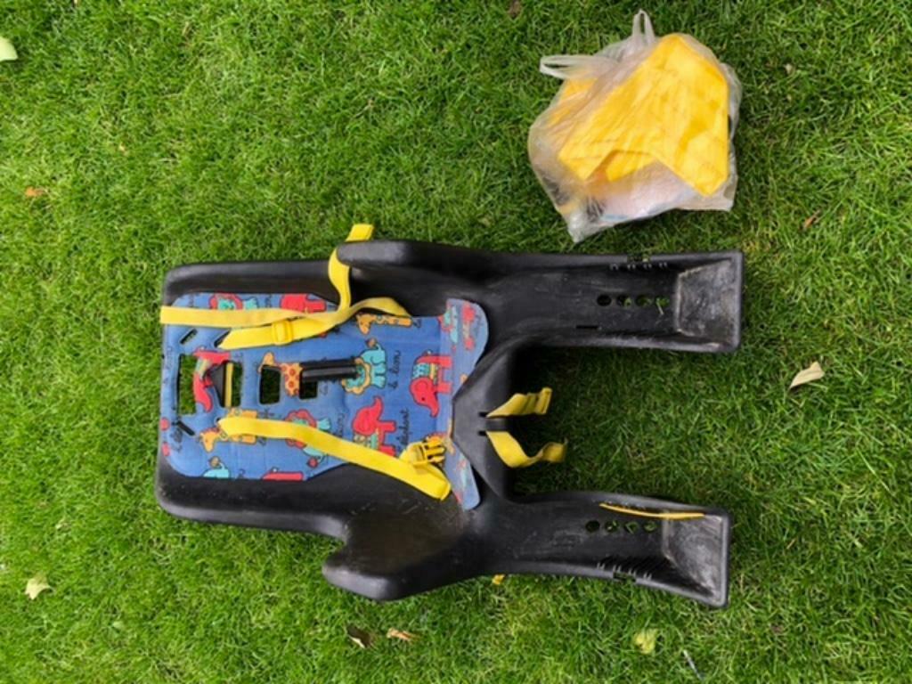 Kinderstoeltje voor fiets, Fietsen en Brommers, Achterzitje, Voetsteuntjes, 0 t/m 18 kg, Ophalen of Verzenden