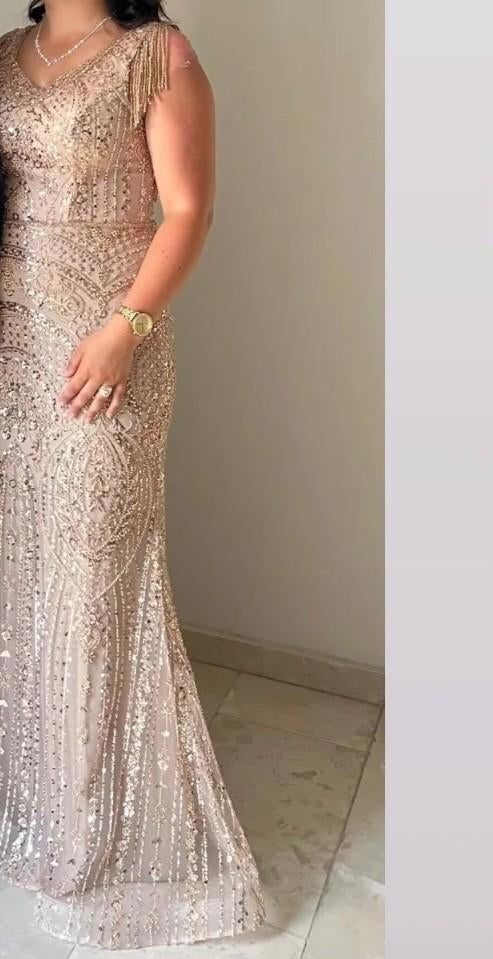 Robe de soirée taille 42-44, Enlèvement ou Envoi, Comme neuf, Taille 42/44 (L)