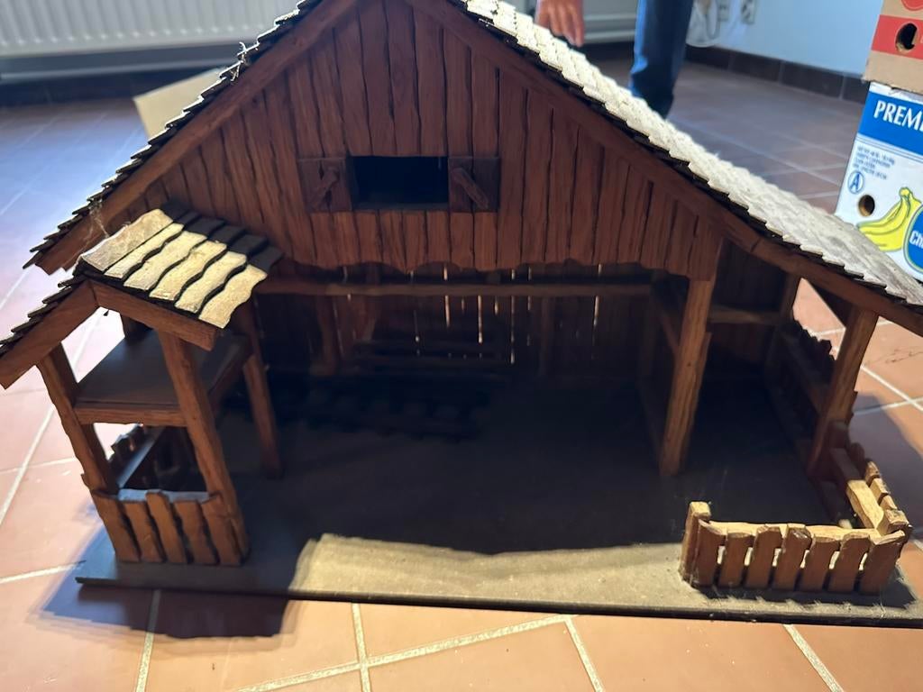 Kerststal handgemaakt, Ophalen, Gebruikt