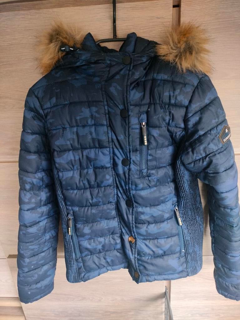 Warme winterjas Superdry maat small, Ophalen, Zo goed als nieuw, Maat 36 (S)