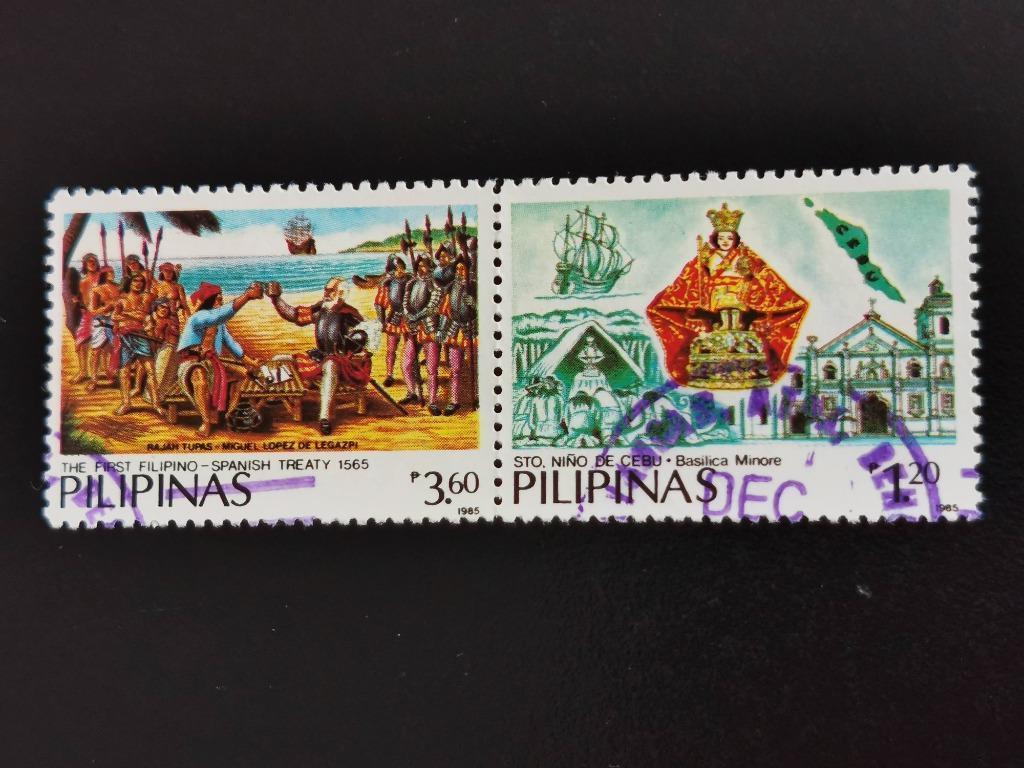 Philippines 1985 - 420 ans du traité hispano-philippin, Enlèvement ou Envoi, Affranchi, Asie du Sud Est