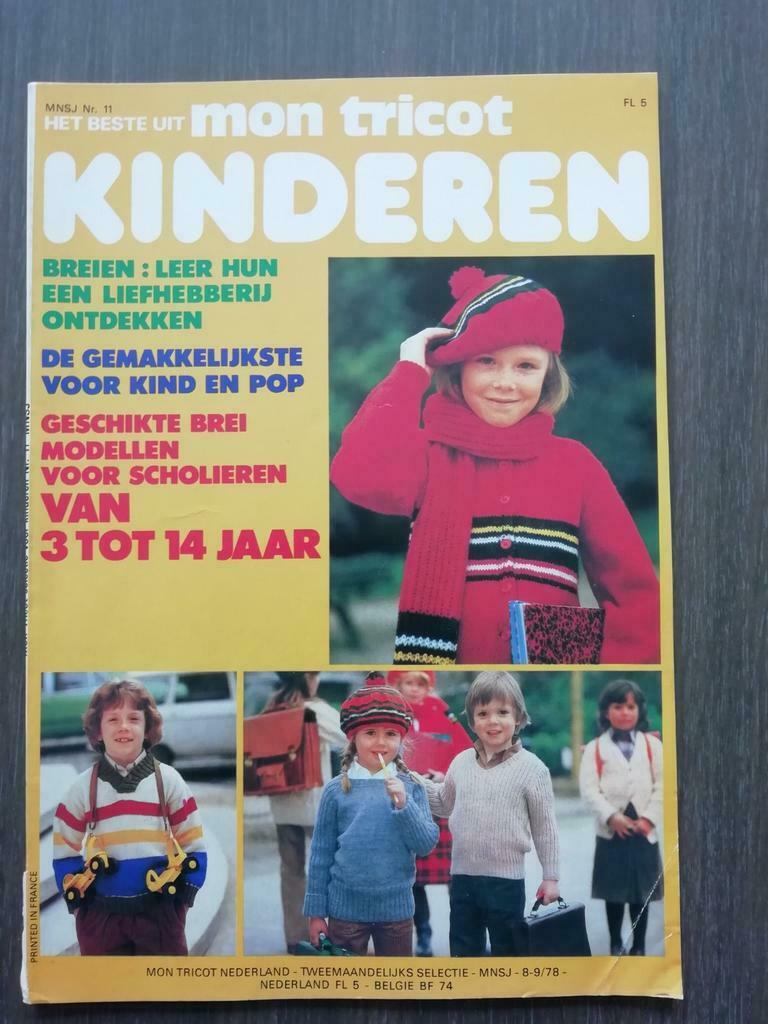 Mon Tricot rétro breiboek kinderen, Ophalen of Verzenden