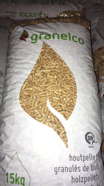 Houtpellets Granelco 100% naaldhout, Enlèvement