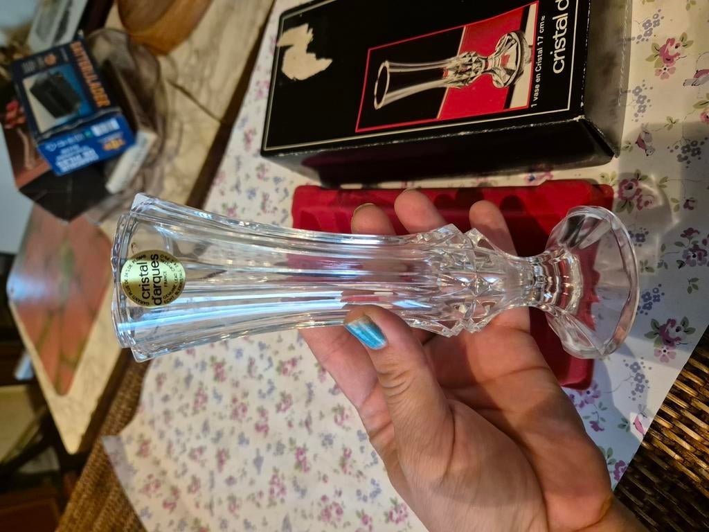 Crystals D'Arques in nieuwe staat, Antiek en Kunst, Antiek | Vazen, Ophalen of Verzenden