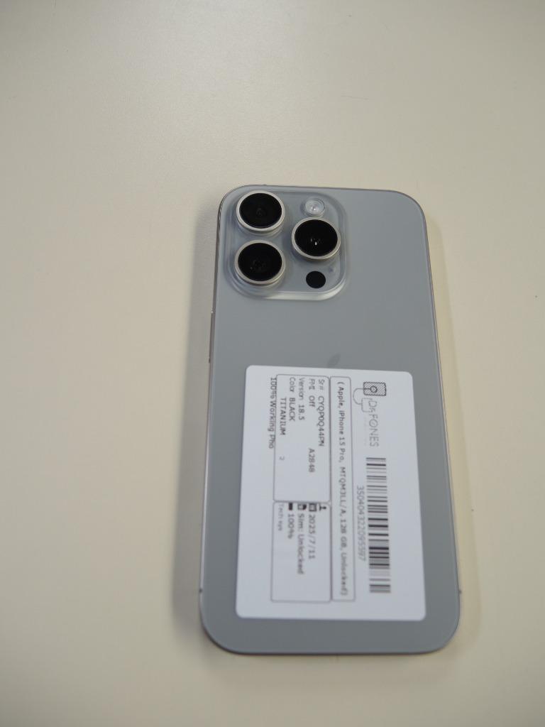 iPhone 15 pro 128 gb, Télécoms, Téléphonie mobile | Apple iPhone, 128 GB, Gris, Enlèvement ou Envoi, Qw