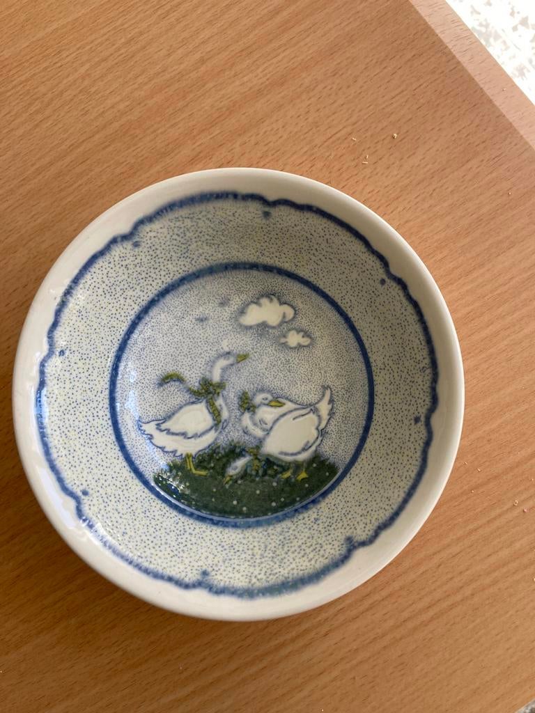Engels Ironstone kom Lint Ganzen Jaren 1980, Antiek en Kunst, Ophalen of Verzenden