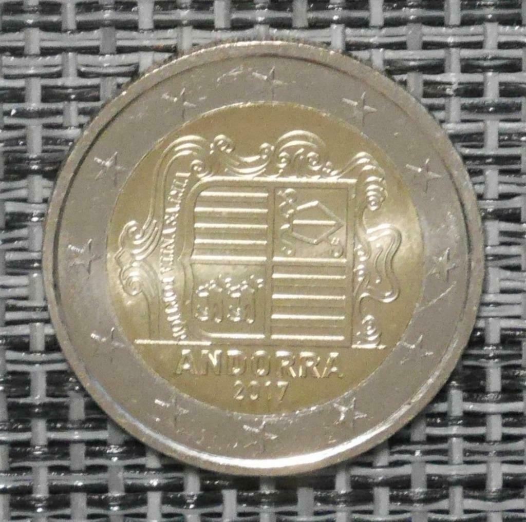 Andorra 2 euro 2017 UNC, Ophalen of Verzenden, Overige landen, 2 euro, Setje