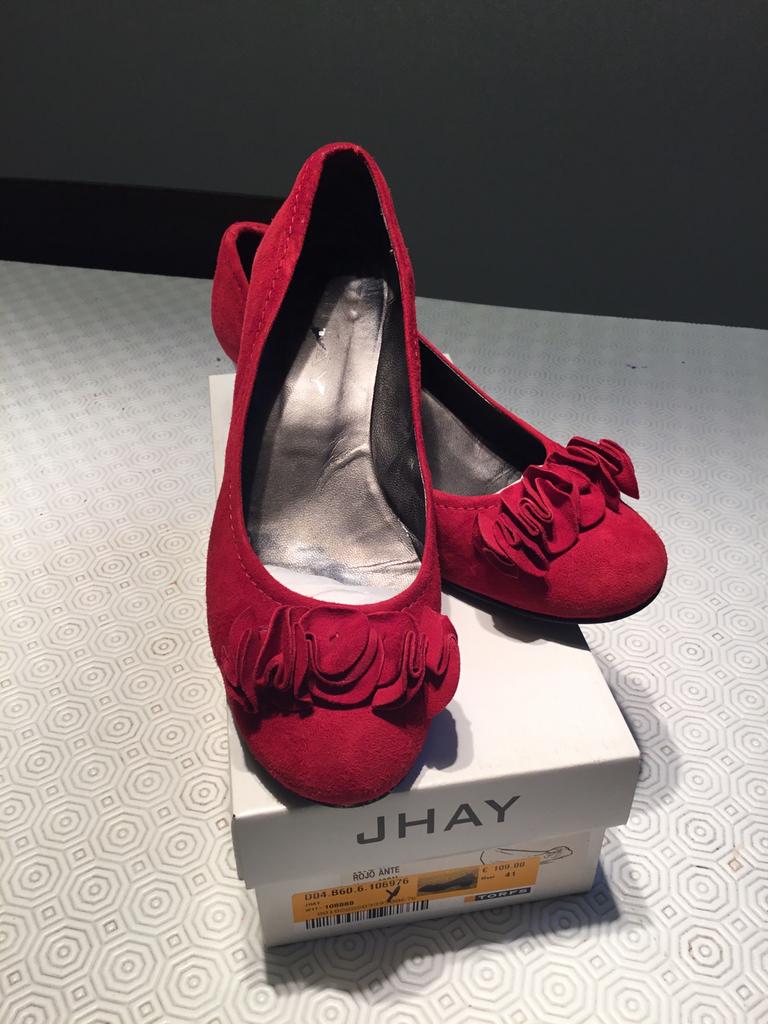Escarpins rouges de la marque JHAY, taille 41, Rouge, Jhay, Enlèvement ou Envoi, Escarpins