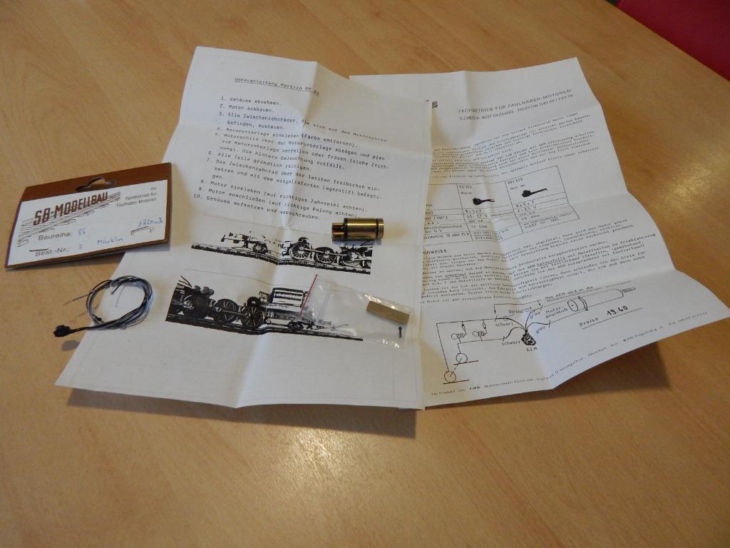 Kit de conversion moteur SB-MODELLBAU pour BR85 Märklin H0, Neuf, Enlèvement ou Envoi, Locomotive, Courant continu ou Courant alternatif