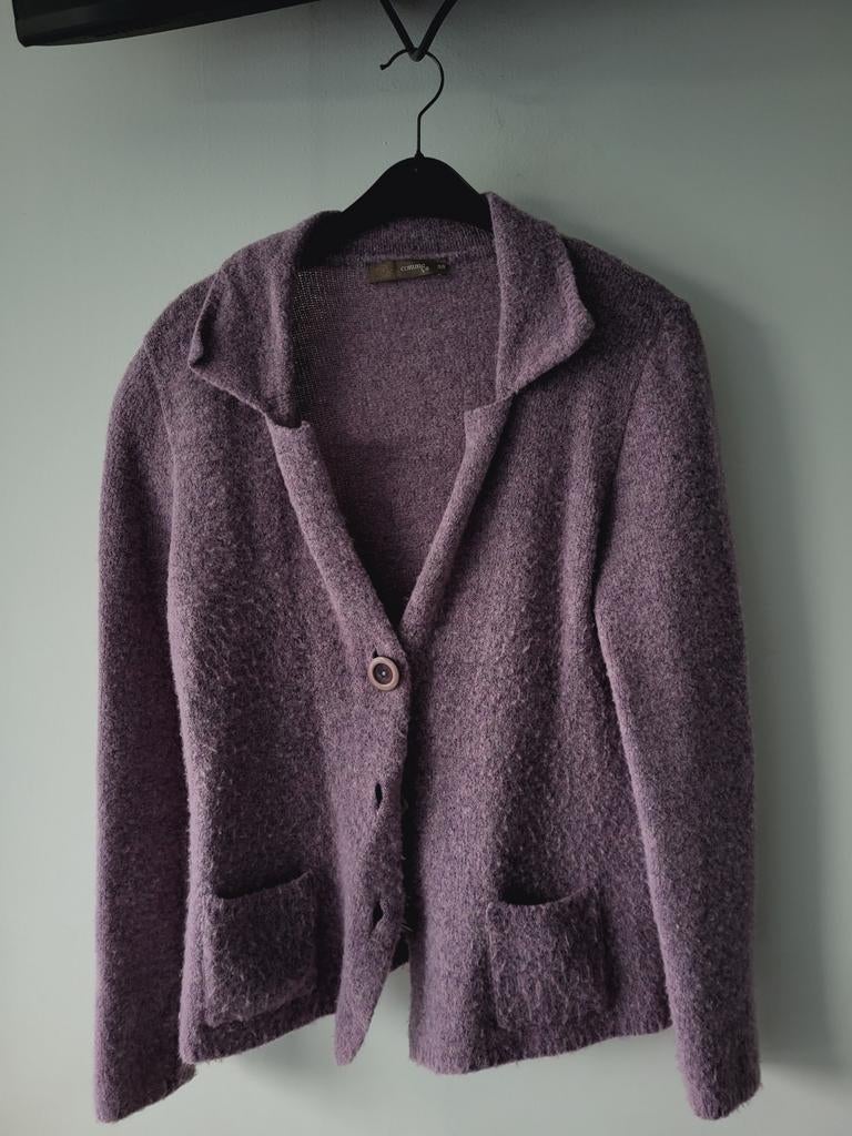 Lila wollen gillet Comme ça 38/M, Maat 38/40 (M), Paars, Zo goed als nieuw, Comme ça