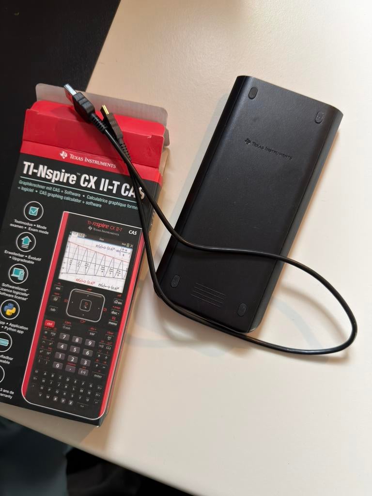 TI-Nspire CX II-T CAS Grafisch rekenmachine, Ophalen, Zo goed als nieuw