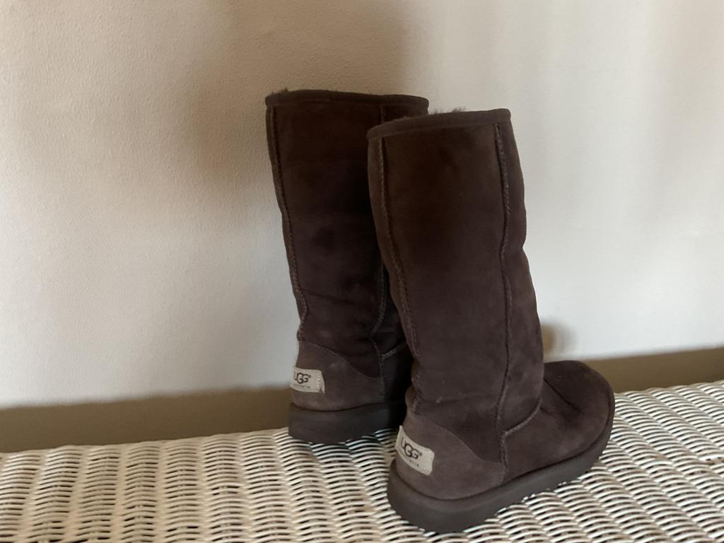 Laarzen UGG, Ophalen, Bruin, Instappers, Gedragen