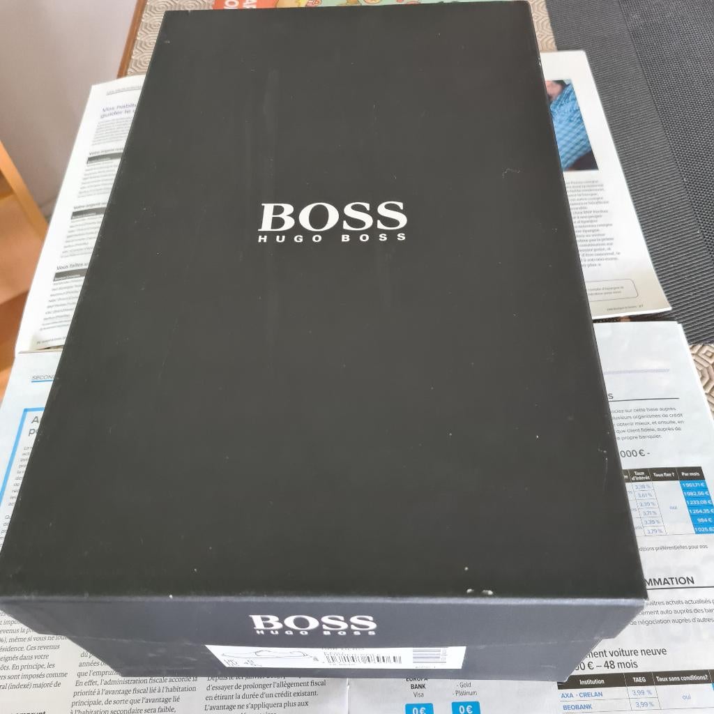 HUGO BOSS KENT RUBBER SOLE NERO, Ophalen, Zo goed als nieuw