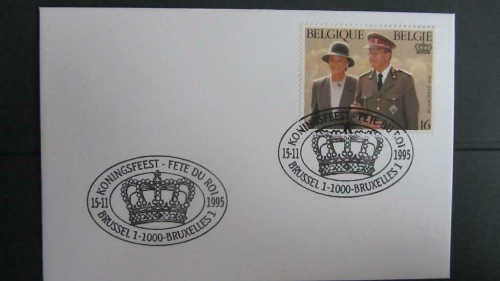 FDC NR.2621- KONING ALBERT II EN PAOLA, Postzegels en Munten, Ophalen of Verzenden, Gestempeld, Koningshuis