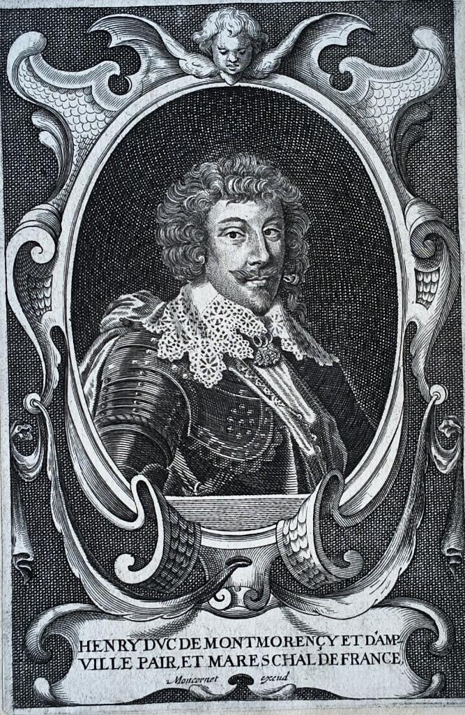 kopergravure - Henri II de Montmorency (1595–1632), Antiek en Kunst, Ophalen of Verzenden