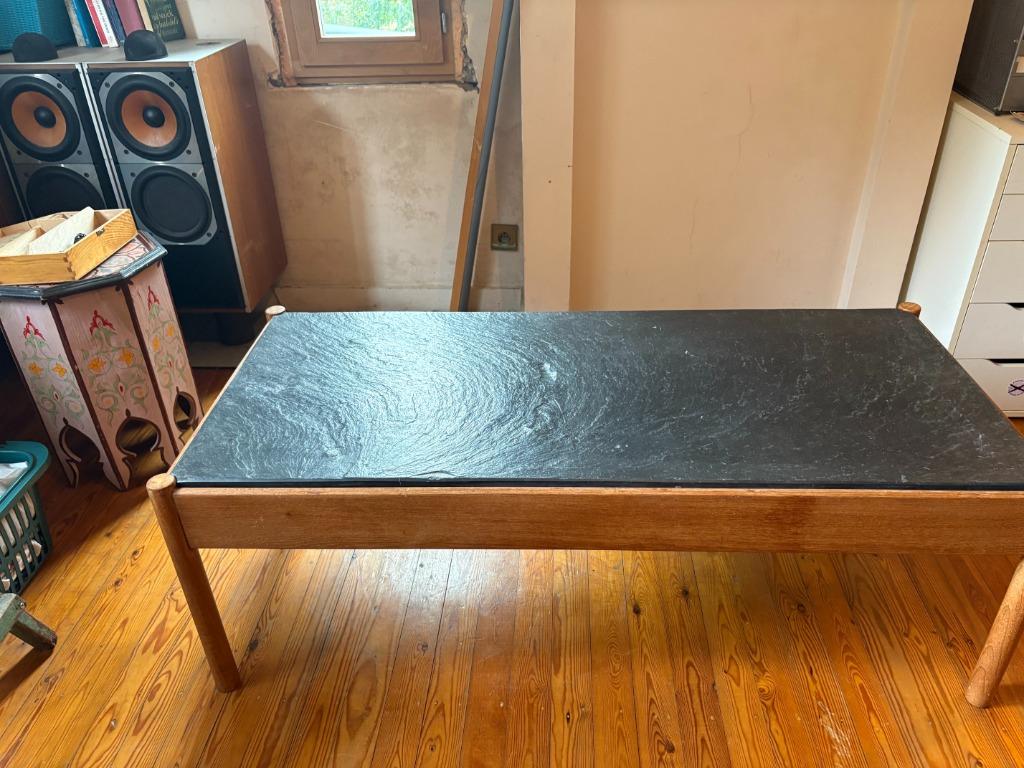 Salon tafel scandinavisch design +/-1968, Huis en Inrichting, Ophalen, 100 tot 150 cm, Scandinavisch, 50 tot 100 cm