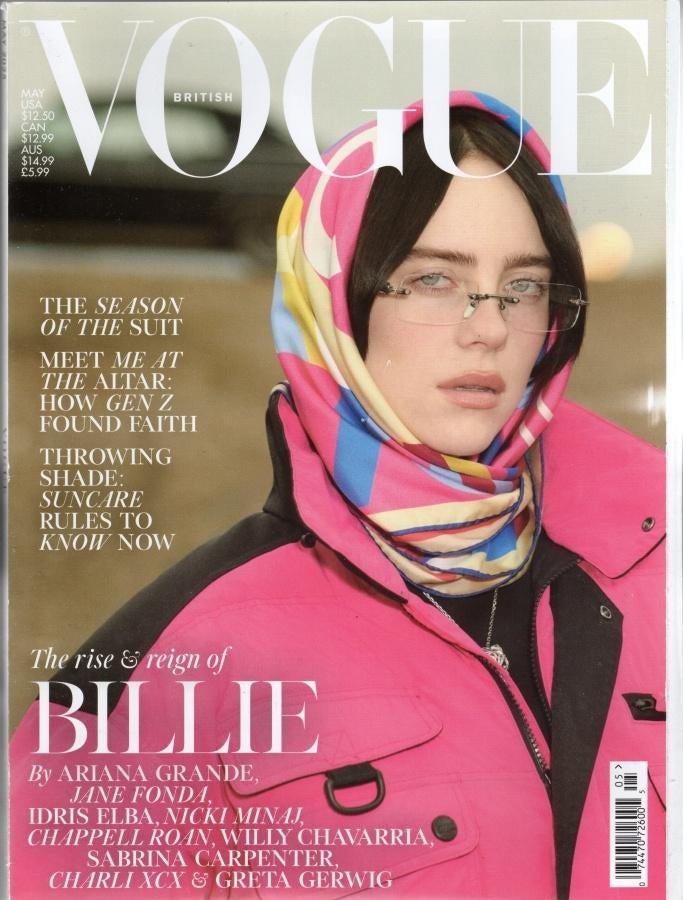 Vogue UK - May 2025 - Mei 2025 - Billie Eilish, Verzenden, Zo goed als nieuw, Damesbladen