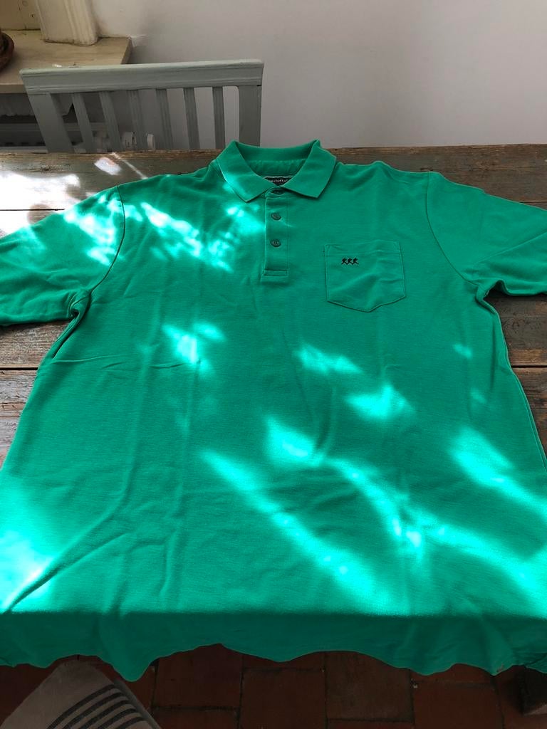 LA GAVIOTTA GROEN POLO SHIRT LARGE, Kleding | Heren, Maat 52/54 (L), La GAVIOTTA, Ophalen of Verzenden, Gedragen