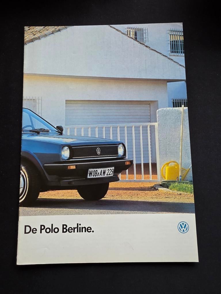Brochure de la Volkswagen Polo Berline 1986, Livres, Autos | Brochures & Magazines, Enlèvement ou Envoi, Volkswagen