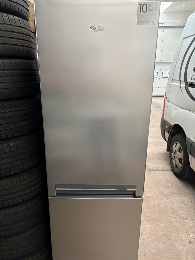 Whirlpool Koel-Vriescombinatie NoFrost – Werkt Perfect – RVS, Enlèvement, Neuf, Avec compartiment congélateur