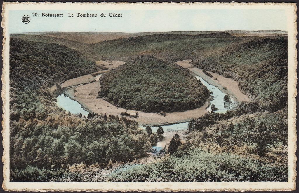 BELGIQUE - Botassart : Le Tombeau du Géant, Envoi, Non affranchie, Luxembourg