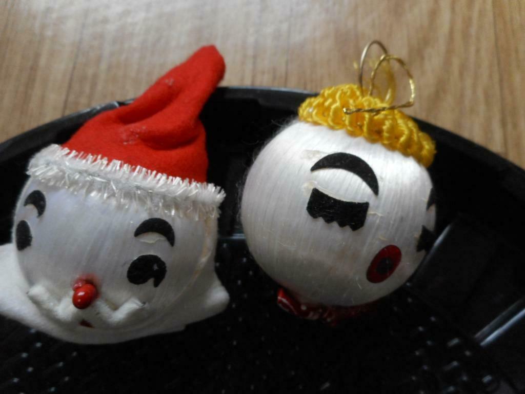 3 BOULES DE NOËL TISSÉES ANCIENNES, Divers, Enlèvement ou Envoi, Comme neuf