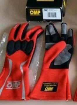 OMP MISTRAL ROSSO autocoureur handschoenen maat S nieuw