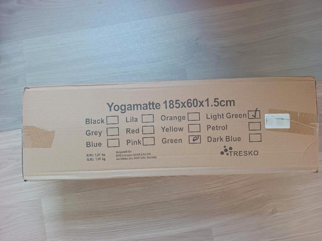 yogamat Tresko, Sport en Fitness, Yoga en Pilates, Ophalen, Nieuw, Yogamat