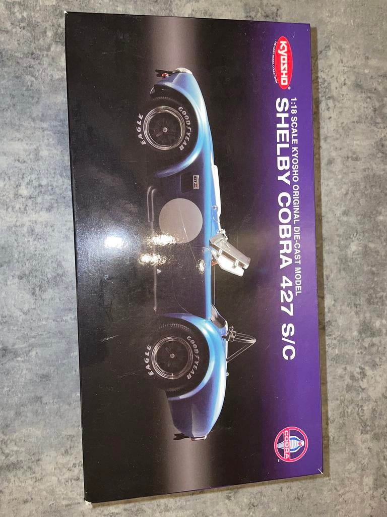 Shelby Cobra 427 S/C schaal 1:18, Ophalen of Verzenden, Nieuw, Auto, Kyosho