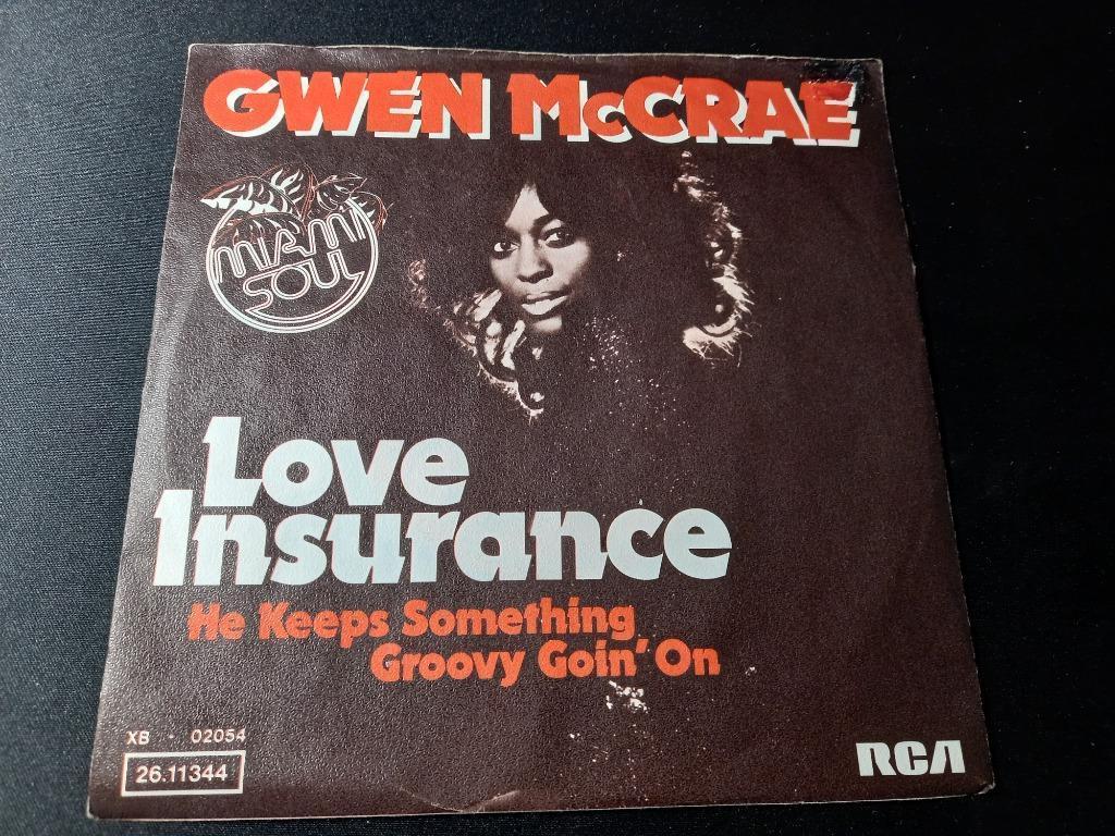 Gwen McCrae – Love Insurance ' 7 Als Nieuw !, 7 inch, Single, Ophalen of Verzenden, Zo goed als nieuw