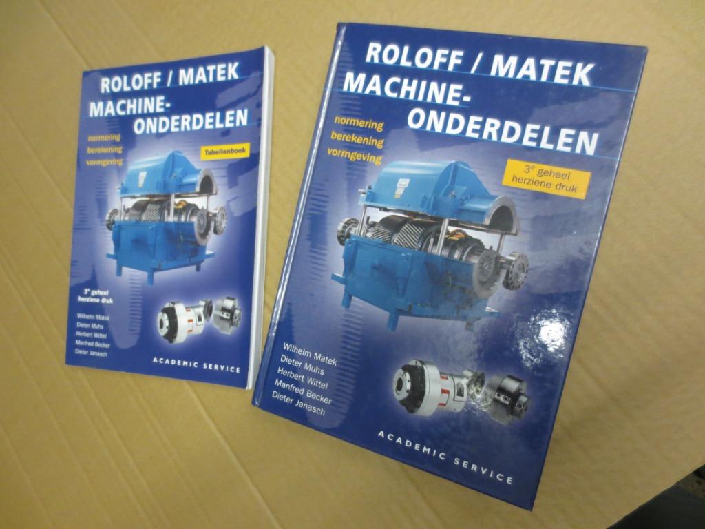 Roloff/Matek Machine-onderdelen, Boeken, Ophalen of Verzenden, Zo goed als nieuw, Werktuigbouwkunde