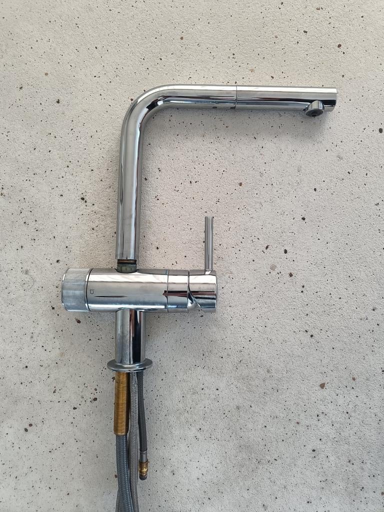 Keukenkraan Grohe minta (met waterfilter), Doe-het-zelf en Bouw, Sanitair, Ophalen, Gebruikt, Chroom, Kraan