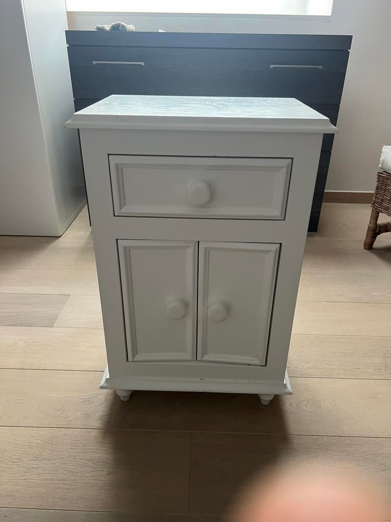 Woodwork nachtkast, Maison & Meubles, 70 cm ou plus, 45 à 65 cm, Enlèvement, Utilisé
