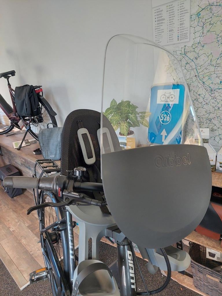 Qibbel fietsstoeltje voor grijs., Ophalen
