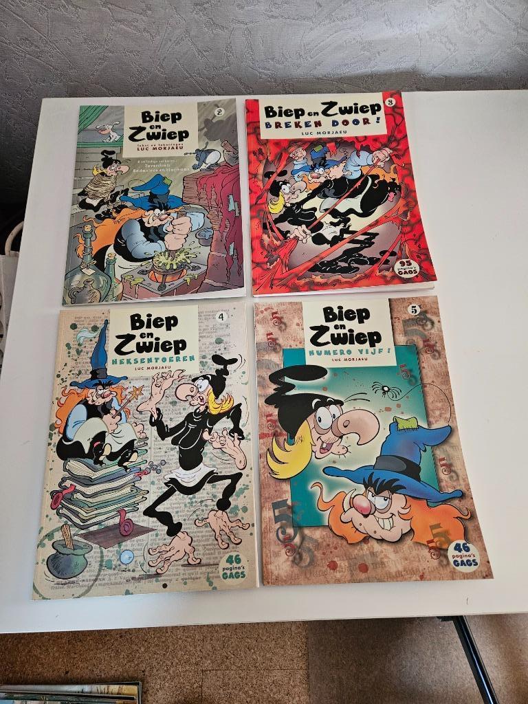 Biep en Zwiep, Boeken, Stripverhalen, Meerdere stripboeken, Ophalen, Zo goed als nieuw, Luc Morjaeu