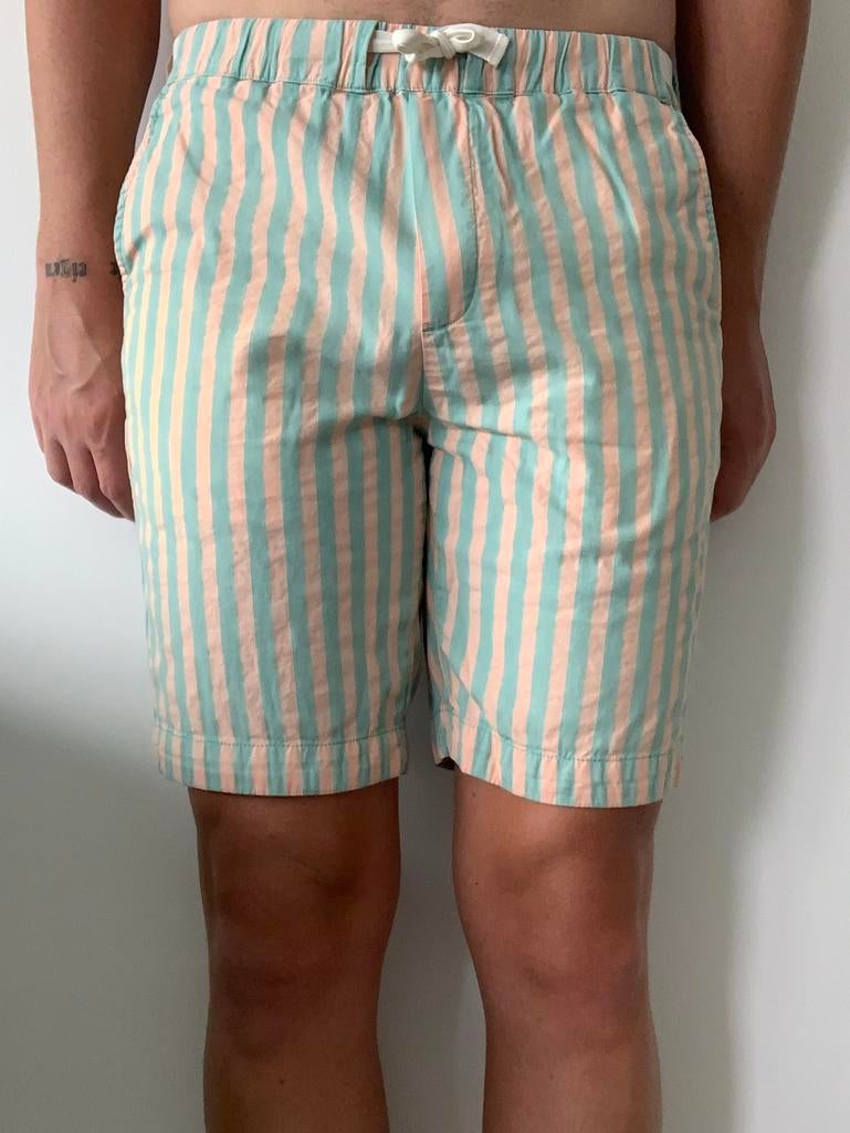 Short rayé Scotch & Soda taille W29, Enlèvement ou Envoi, Comme neuf, Vert, Taille 46 (S) ou plus petite