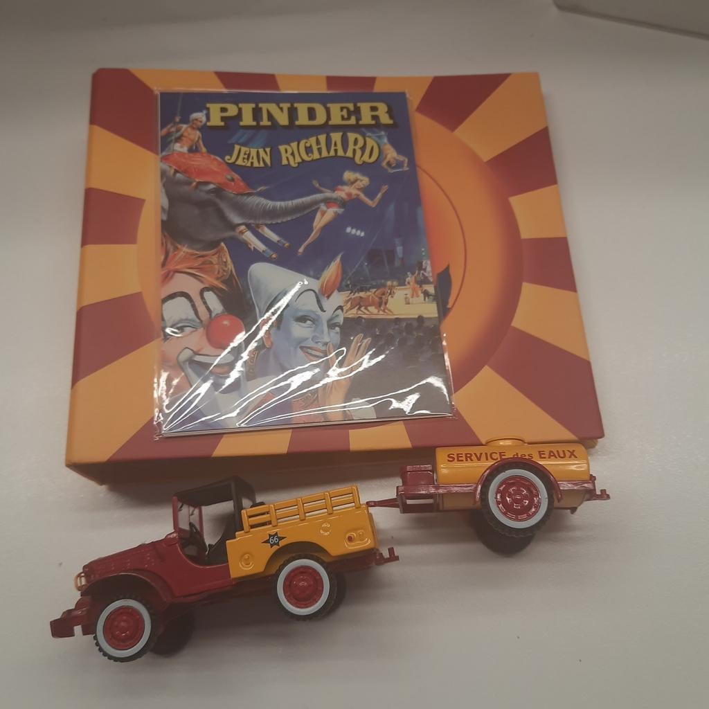 CIRCUS PINDER 1/43: DODGE WC52+TANKWAGEN+EXTRA´S*NEW*, Hobby en Vrije tijd, Modelauto's | 1:43, Ophalen, Nieuw, Overige typen