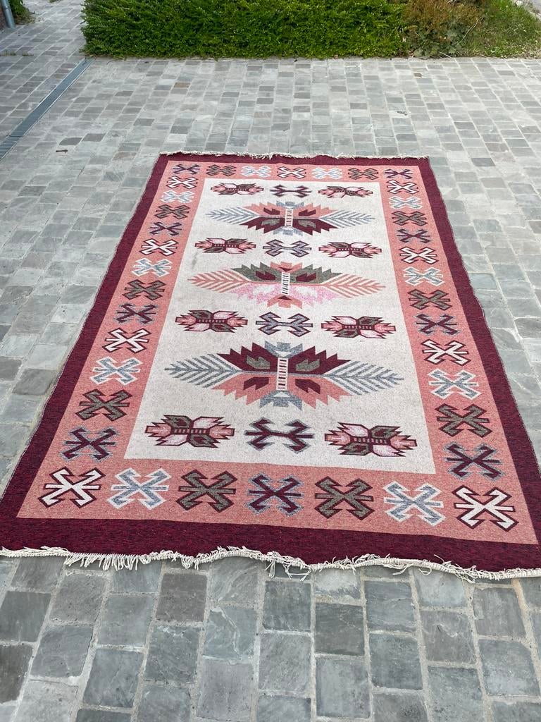 Bohemian tapijt / vloerkleed, Ophalen, Gebruikt, 150 tot 200 cm, 200 cm of meer