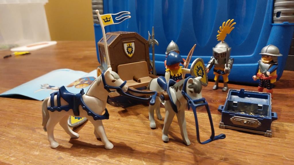 Playmobil geldtransport, Ophalen, Zo goed als nieuw, Complete set