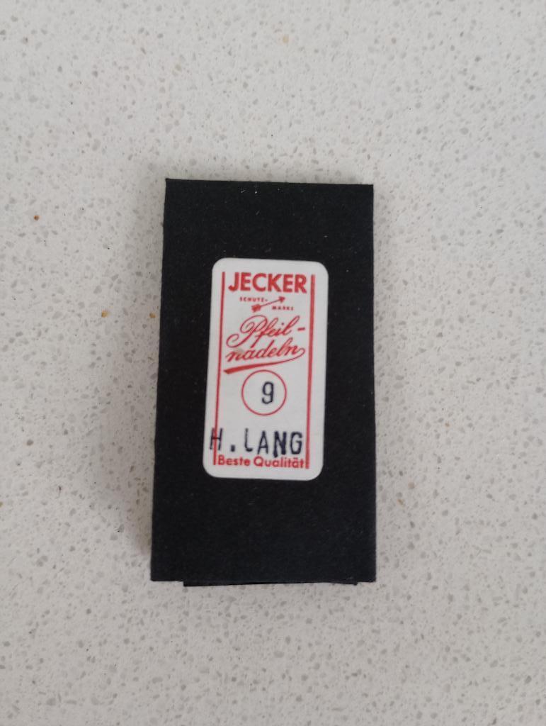 JECKER pfeilnadeln nummer 9, Antiek en Kunst, Ophalen of Verzenden, JECKER
