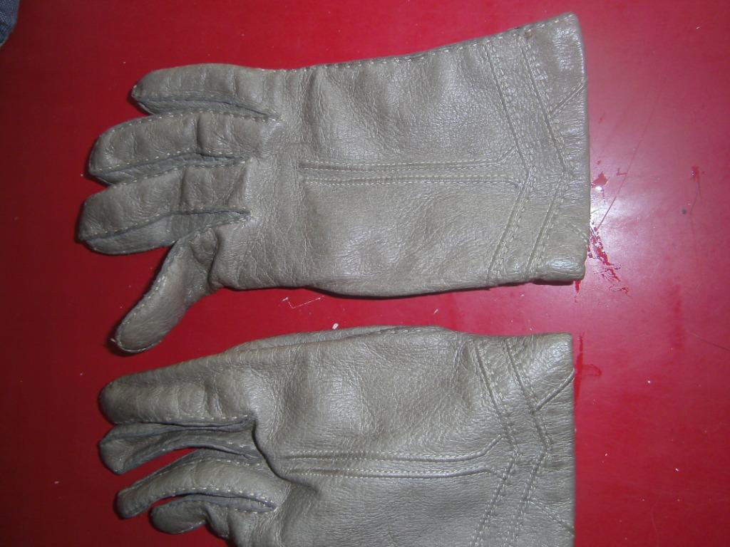 handschoenen vintage retro leer en kant, Kleding | Dames, Ophalen of Verzenden, Handschoenen