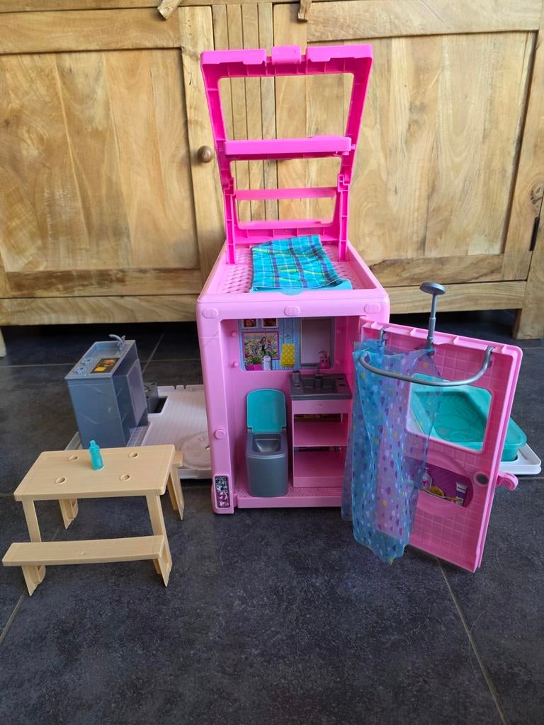 Mobilhome van Barbie in heel goede staat, Ophalen