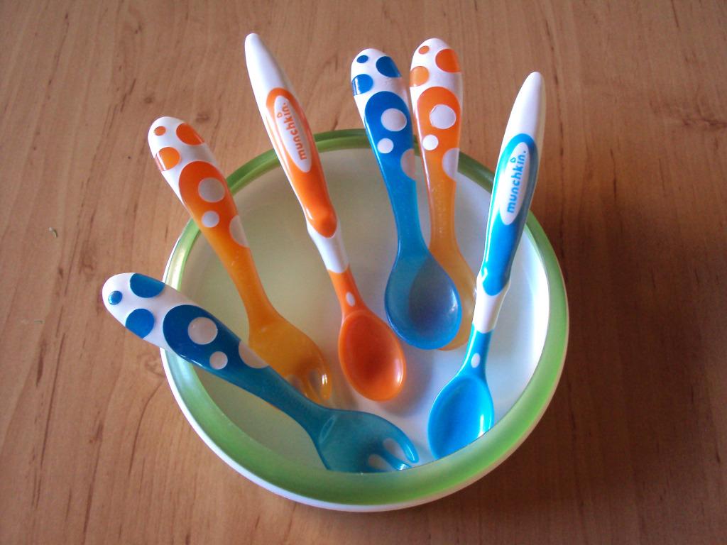 Eetgerei baby : Lepeltjes, vorkjes, bordje, beker. DREAMBABY, Ophalen of Verzenden