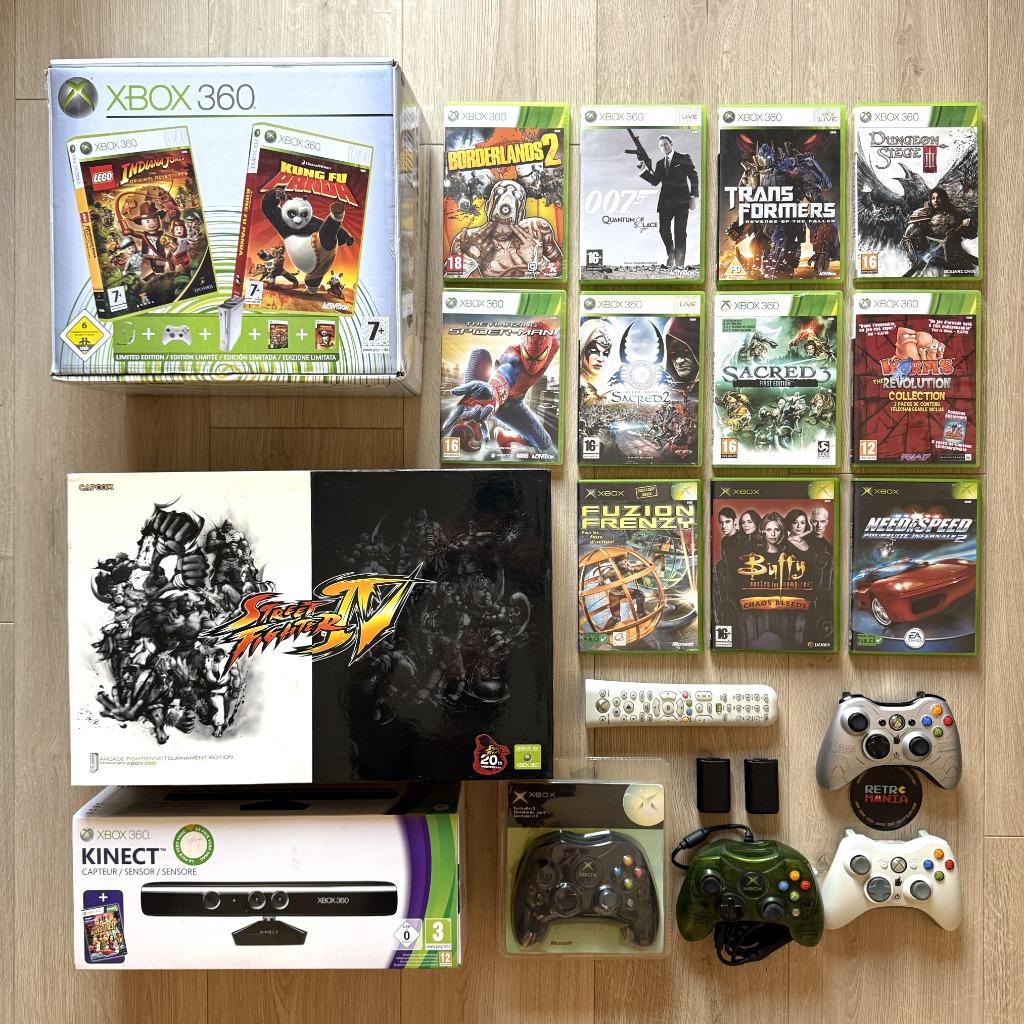 Xbox 360 console van 60 GB + games, Games en Spelcomputers, Xbox, Ophalen of Verzenden, Zo goed als nieuw, Xbox