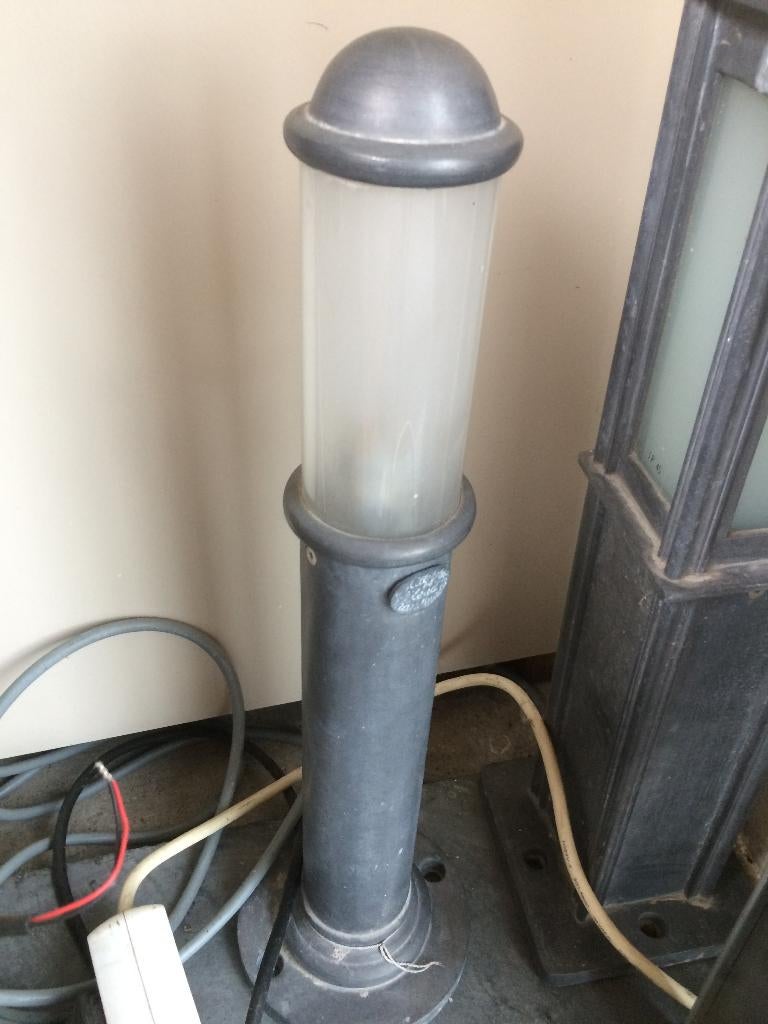 tuinverlichting in lood van Rita jordens belgie, Tuin en Terras, Overige materialen, Minder dan 50 watt, Nieuw, Ophalen of Verzenden