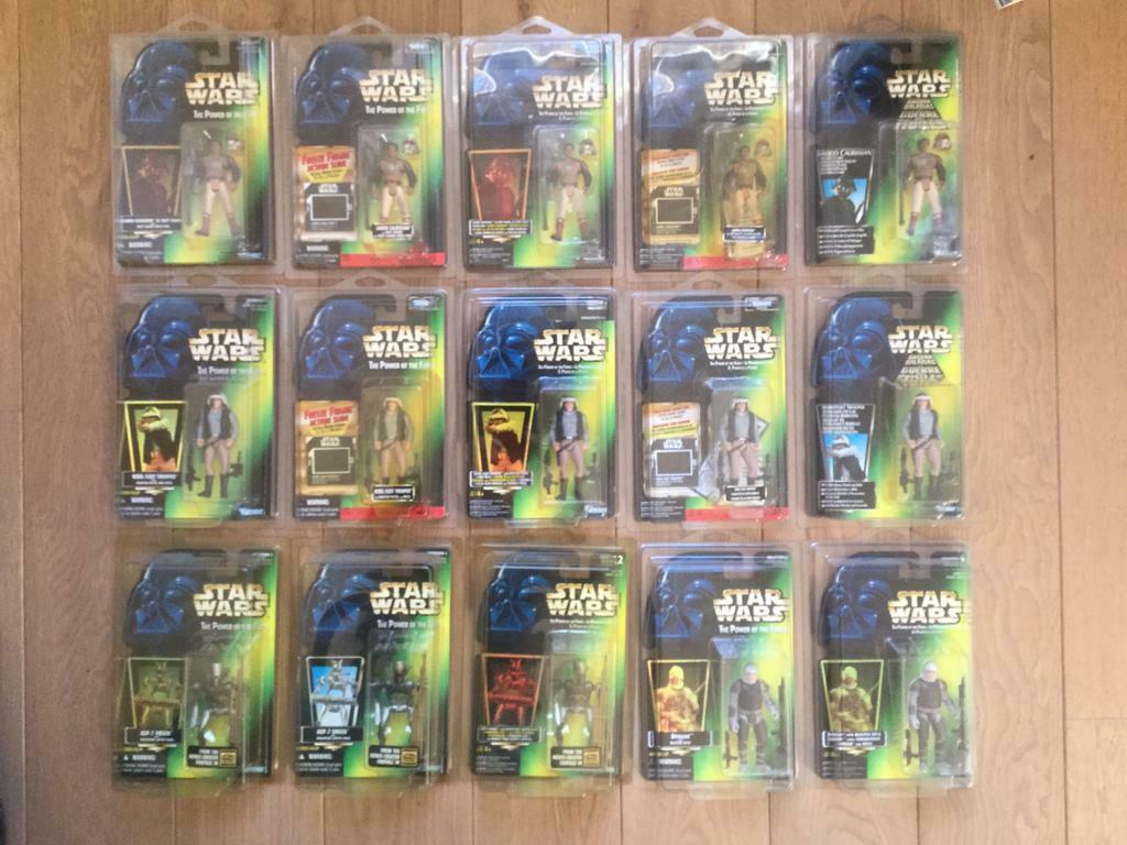 Star wars POTF2 lando skiff rebel fleet trooper ASP-7 droid, Ophalen of Verzenden, Nieuw, Actiefiguurtje