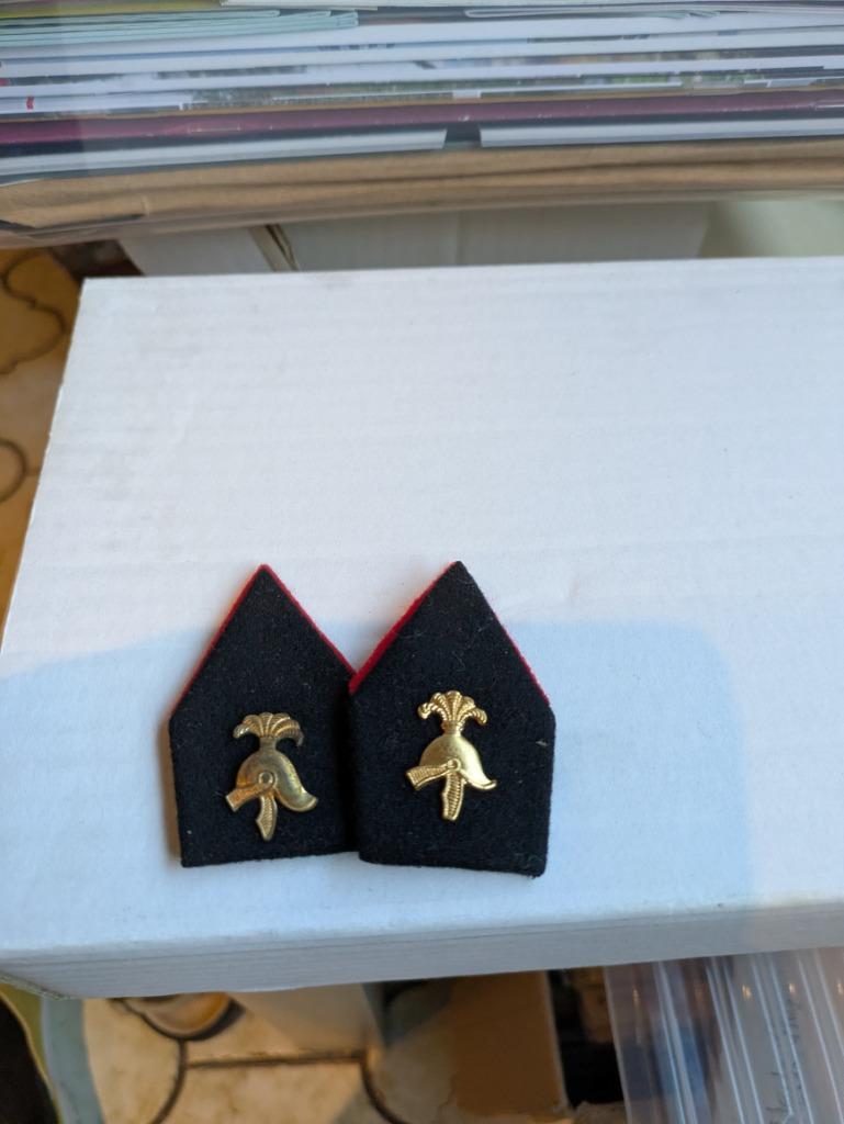 Kraagspiegels genie, Ophalen of Verzenden, Landmacht, Embleem of Badge