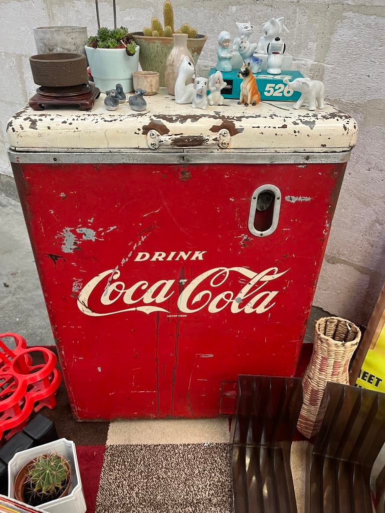 Vintage Coca-Cola Ice Chest | Frigibell Belgium | 1950s, Enlèvement, Utilisé