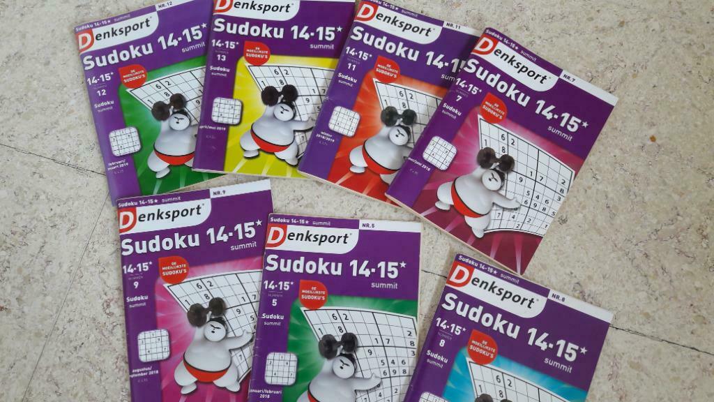 6 sudoku"s, Consoles de jeu & Jeux vidéo, Jeux | Autre, Enlèvement ou Envoi, 1 joueur, À partir de 18 ans, Comme neuf