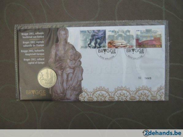 Numisletter FDC 3058 3059 3060 België Brugge 2002